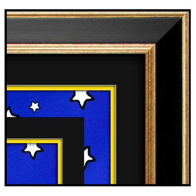 Peter Max 2004 Peace on Earth Mixed Media Painting Peter Max Collage For Sale - Image 4 of 6