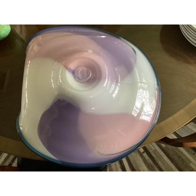 Stunning Nicholson Wave Series Bowl by Rick and Janet Nicholson For Sale - Image 11 of 11