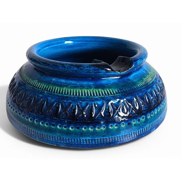 Large Ashtray by Aldo Londi - Rimini Blu for Bitossi, Italy, 1960s For Sale - Image 16 of 16