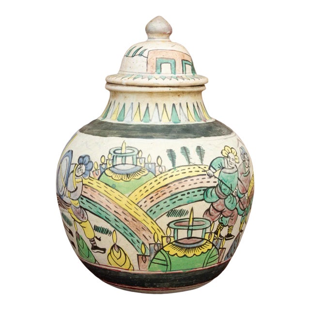 Antique Chinese Crackle Vase For Sale