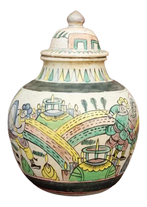 Antique Chinese Crackle Vase