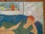 Mid 20th Century Mid-Century Modern French or American School Figure Reclining in Style of Milton Avery For Sale - Image 5 of 11