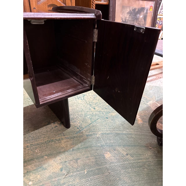 1950s Danish Modern Petite Rosewood Vanity Desk Table For Sale In Atlanta - Image 6 of 8