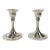 Vintage Silverplate Oneida Candlestick Holder Pair For Sale