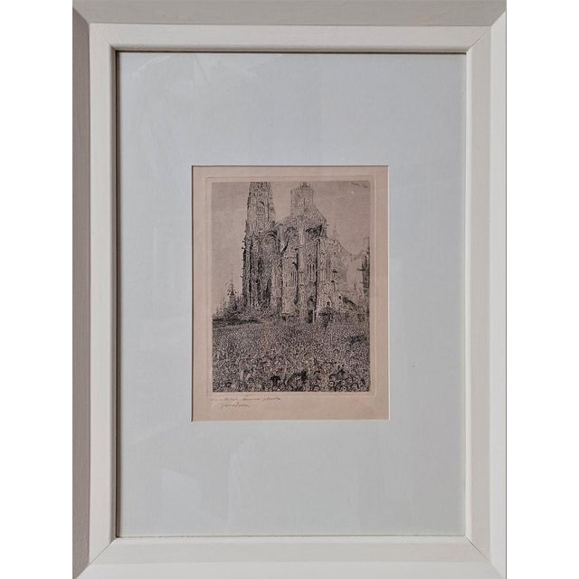 James Ensor, The Cathedral, 1896, Engraving For Sale - Image 4 of 4