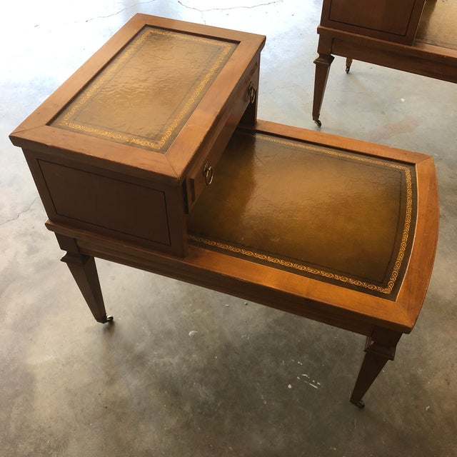 Mersman 2Tier Side Tables a Pair Chairish