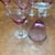 Mid-Century Modern Tiffin Wisteria Set of 7 Wine Goblets, 5 Champagne Coupes, and 7 Cordials- Gorgeous Color Circa 1950-1967 For Sale - Image 3 of 8