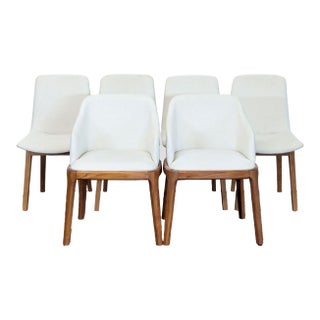 Set of Six Rove Concepts Aubrey Dining Chairs For Sale