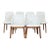 Set of Six Rove Concepts Aubrey Dining Chairs For Sale