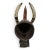 Wood Antique African Fire Spitter Helmet Mask For Sale - Image 7 of 9