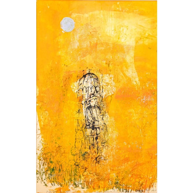 Susan Bolt Conversations Signed Modern Serigraph on Paper 1/20 Framed 1969 For Sale - Image 4 of 11