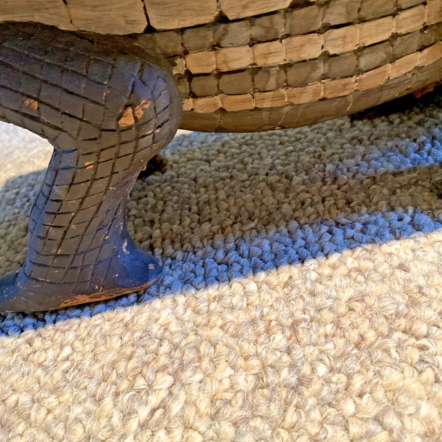 Large Wood Alligator Folk Art Sculpture For Sale - Image 17 of 18