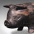 Vintage Carved Piglet Figure, English, Treen, Ebonised, Farmyard, Mid Century For Sale - Image 10 of 12