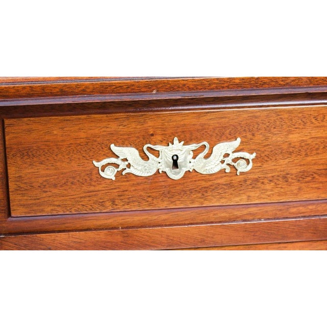 French Empire Revival Ormolu Mounted Desk, 19th Century For Sale - Image 5 of 18