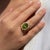 Kai Fine Jewelry Kai Natural Peridot Opal Tsavorite Cocktail Ring in 14k Yellow Gold, size 5 For Sale - Image 4 of 7