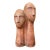 Bust in Terra Cotta of Two Figures (After Modigliani) For Sale