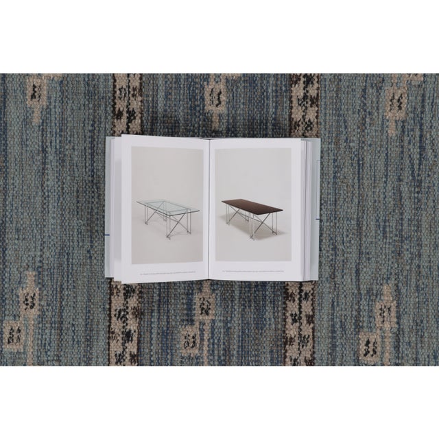 Rug & Kilim’s Scandinavian Inspired Rug in Blue With Geometric Minimalist Pattern For Sale - Image 9 of 10