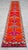Hand-Knotted Turkish Runner Rug. Bright Orange Narrow Hallway Decor Kitchen Rug - 2' X 12'4" For Sale - Image 11 of 16