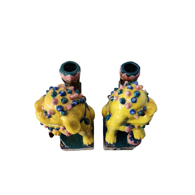 Early 20th Century Early 20th Century Chinese Foo Dogs - a Pair For Sale - Image 5 of 6