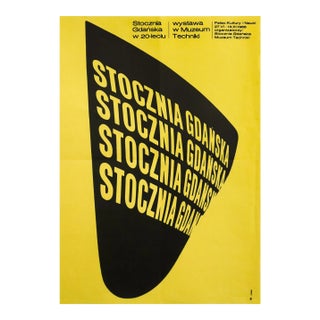 1966 Stocznia Gdańska (Gdańsk Shipyard 20th Anniversary, Exhibition at the Museum of Technology) For Sale