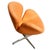 Punmkin Orange Swan Chair in the Style of Arne Jacobsen For Sale - Image 4 of 7