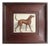 After Cpt. Brown, Bloodhound, 1847, Lithograph, Framed For Sale