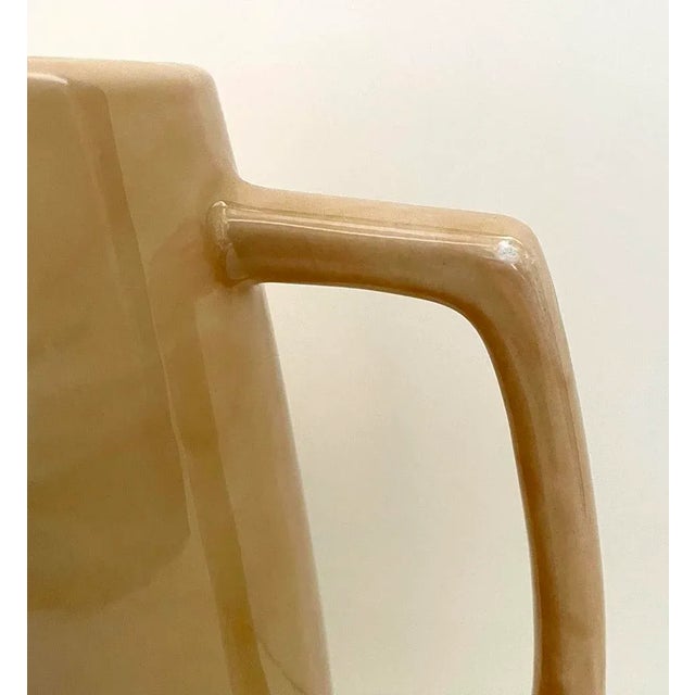 1950s Mid Century Ceramic Tea & Coffee Pot Set- 2 Pieces For Sale - Image 5 of 7