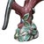 Mid 20th Century Pair Parrot Phoenix or Peacock Bird Figurines Table Sculptures - Hand Painting Chinese Porcelain Book Matching Set - Chelsea House Mottahedeh Style For Sale - Image 5 of 10