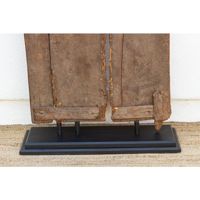 Rare Authentic Bamana Guardian African Door For Sale - Image 4 of 8