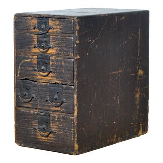 Antique Japanese Ko-Dansu with Iron Fittings, 1900 For Sale