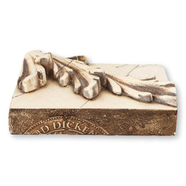 Retired Sid Dickens T-151 Stone Leaf Memory Block from 2000 featuring a sculptural botanical motif with the artist's...