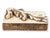 Retired Sid Dickens T-151 Stone Leaf Memory Block from 2000 featuring a sculptural botanical motif with the artist's...
