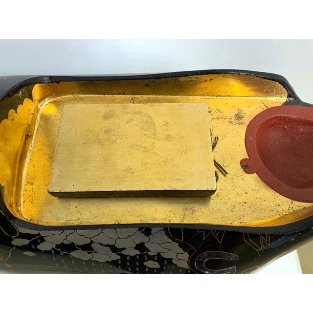 Rhino Contemporary Japanese Lacquer Art by Someya Satoshi For Sale In Atlanta - Image 6 of 13