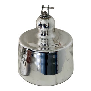 Acquatinta Silver Pendant Lamp For Sale
