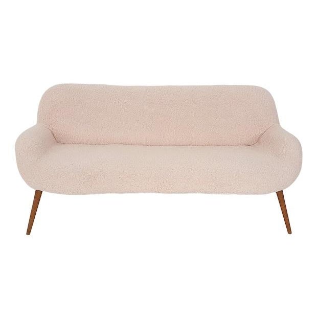 Scandinanvian Modern Sofa in Boucle, Denmark, 1960s For Sale - Image 10 of 10