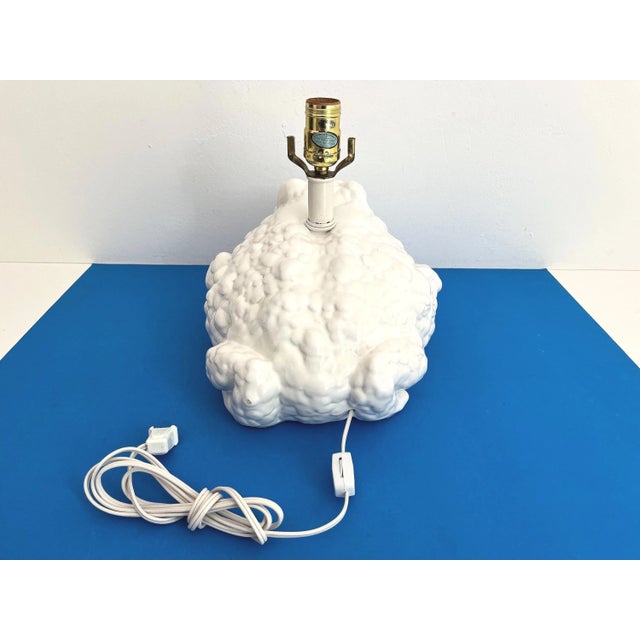 1960s Italian Toad Lamp & Shade For Sale - Image 15 of 18