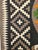 Gray Vintage Mexican Serape Kilim Rug, Flat-Woven Medallion Pattern, Gray & Black, 5x7 For Sale - Image 8 of 14