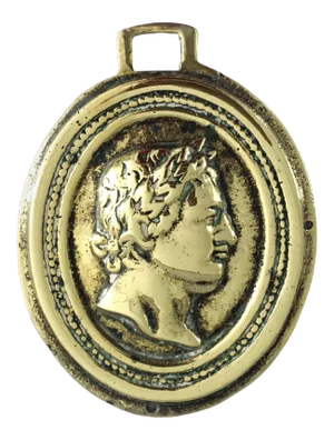 Italian Grand Tour Plaque of Caesar