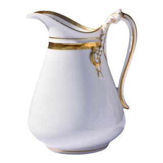 Late 19th Century Charles Field Haviland Gilded Porcelain Creamer For Sale