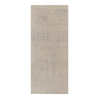 Rug & Kilim’s Oversized Contemporary Textural Rug in Beige-Brown Tones - 10x23'11'' For Sale
