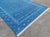 Handmade Cotton Flat Weave Reversible Indigo Blue Shooting Star Area Rug - 12'x15' For Sale - Image 6 of 11