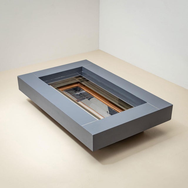 1970s Rectangular Coffee Table, Designed by Alain Delon for Maison Jansen, France For Sale - Image 14 of 18