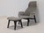 Gray Set of Ventura Chair and Ottoman from Poliform For Sale - Image 8 of 13