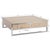 Wood Pasargad Home Arden Square Modern Coffee Table With 2 Drawers For Sale - Image 7 of 7