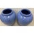 Ceramic Pair of Cornflower Blue Oil Storage Jars C.1930 For Sale - Image 7 of 7