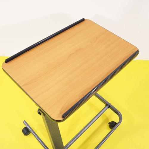 Adjustable Metal Bedside Table with Wheels, in Good conditions. Designed from 2000