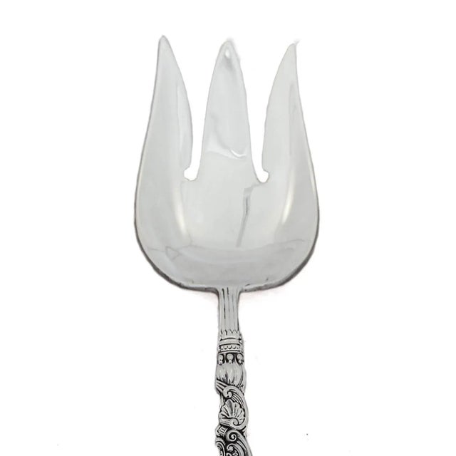 Gorham Manufacturing Company 1888 Sterling “Versailles” Salad Set - A Pair For Sale - Image 4 of 8
