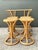 Vintage Rattan High Top Table With Coordinating Stools - Set of 5 For Sale - Image 15 of 17