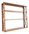 Antique Georgian Wall Mounting Bookcase in Walnut, 1800 For Sale
