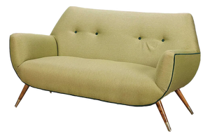 Restored Italian Love Seat, Circa 1950s